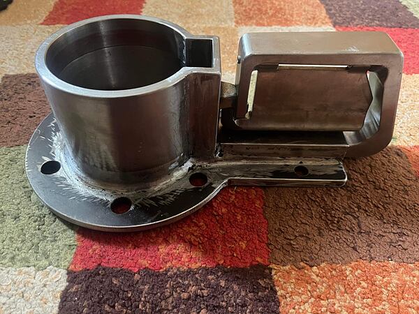 Hotovo, tento komplet zajišťuje kotouč na vodící trubce ve zvolené poloze.